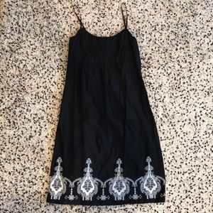 LOFT Black and White Sundress